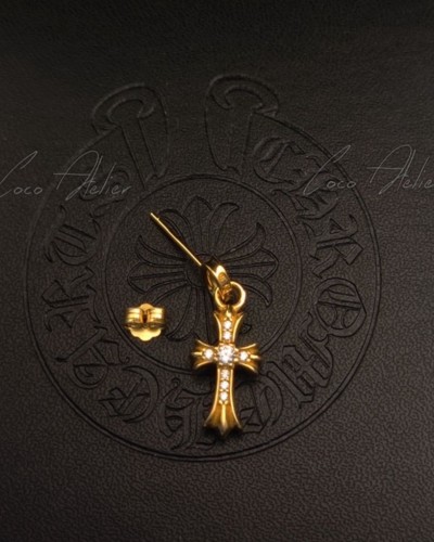 Chrome Hearts 크롬하츠 크로스타이니 귀걸이