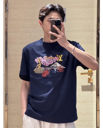 LV 루이비통 니고 콜라보 랍스터 자수 반팔 티셔츠 (남녀공용)