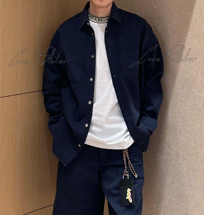 CD Dior 디올 x Hamilton 해밀턴 콜라보 포켓 롱슬리브 셔츠