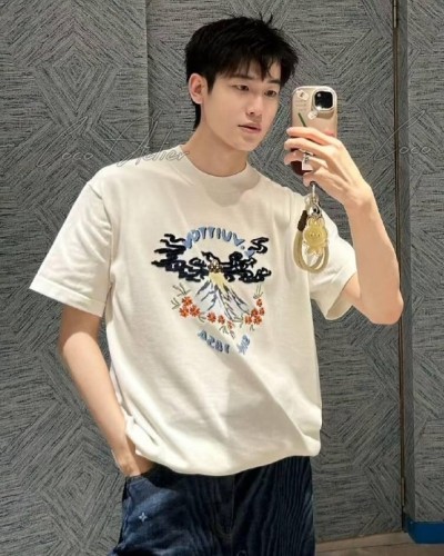 LV 루이비통 니고 콜라보 화산 자수 니트 반팔 티셔츠 (남녀공용)