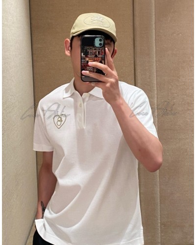 Burberry 버버리 하트 자수 Polo 반팔 티셔츠 (남녀공용)