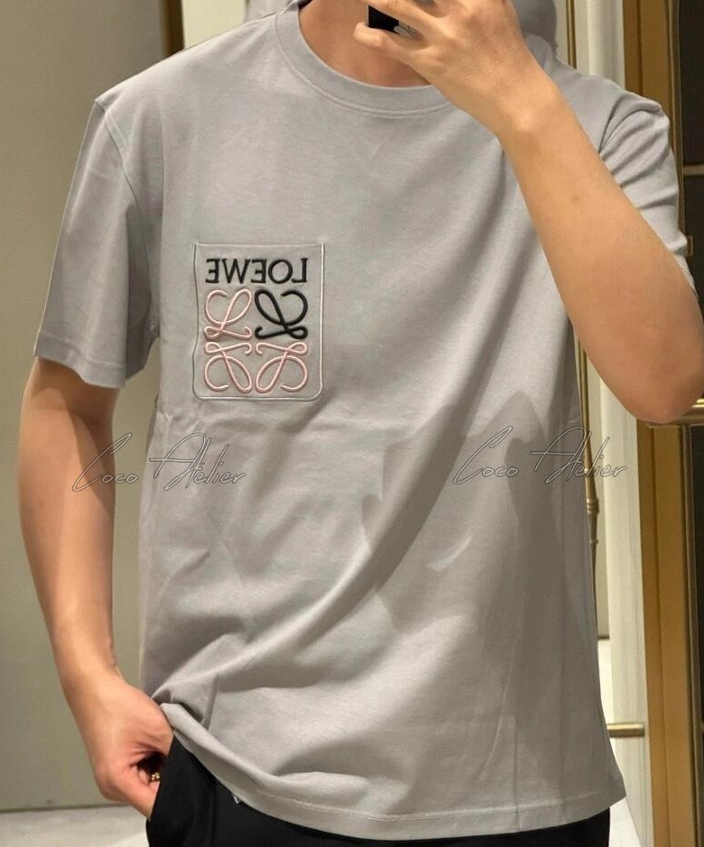 Loewe 로에베 로고 포켓 기본 반팔 티셔츠 (남녀공용) +2color