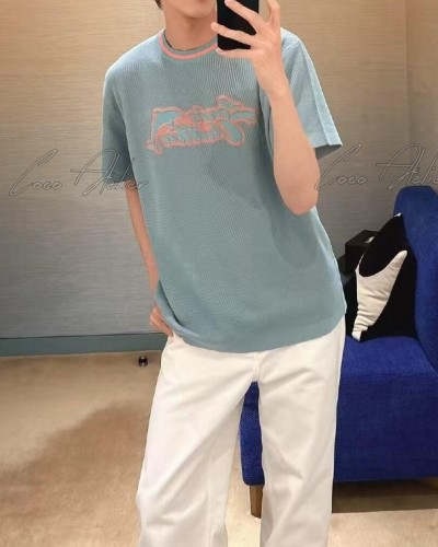 Louis Vuitton 루이 비통 돌핀(Dolphin) 자카드 와플 니트 티셔츠 (남녀공용)