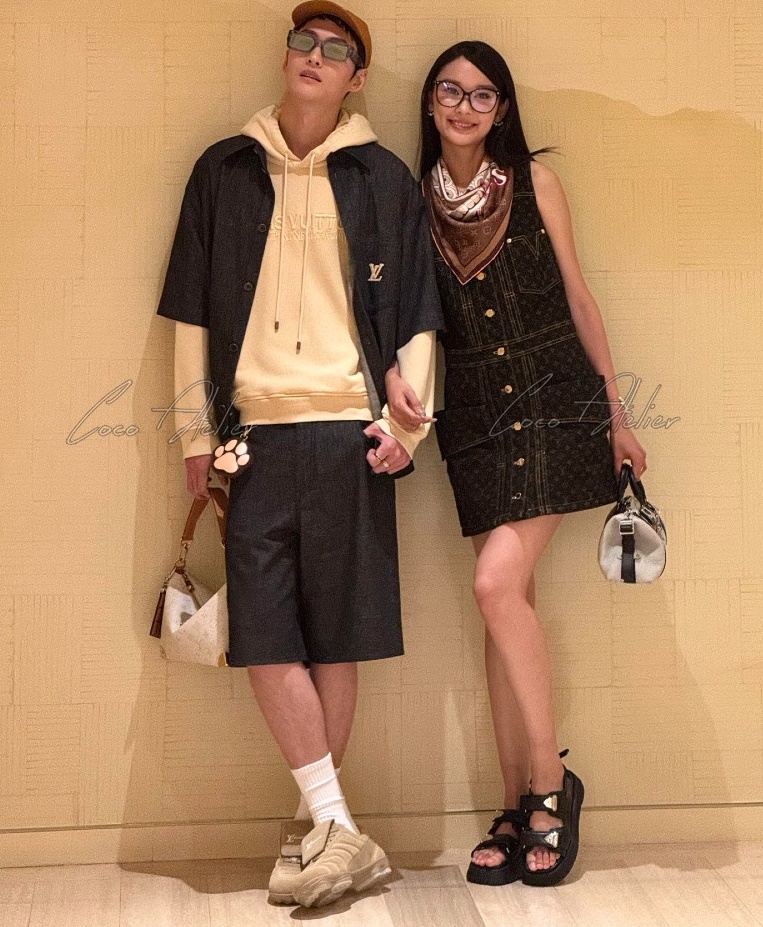 Louis Vuitton 루이 비통 라피아(Raffia) 자수 데님 셔츠 (남녀공용)