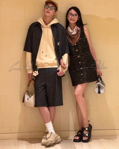 Louis Vuitton 루이 비통 라피아(Raffia) 자수 데님 셔츠 (남녀공용)