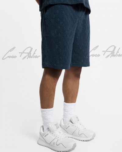 Louis Vuitton 루이 비통 모노그램 짜임 테리 조거 반바지 (남녀공용)