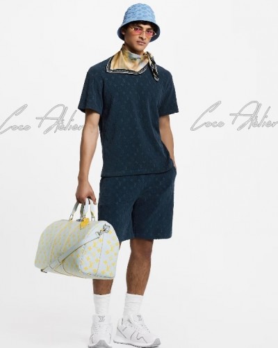 Louis Vuitton 루이 비통 모노그램 짜임 테리 티셔츠 (남녀공용)