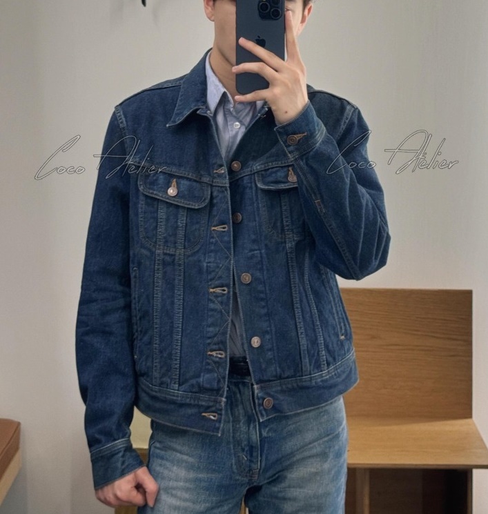 Celine 셀린느 패치 자수 오버사이즈 데님 자켓 (남녀공용)