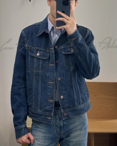 Celine 셀린느 패치 자수 오버사이즈 데님 자켓 (남녀공용)