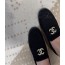 CHANEL 샤넬 cc 스웨이드 로퍼