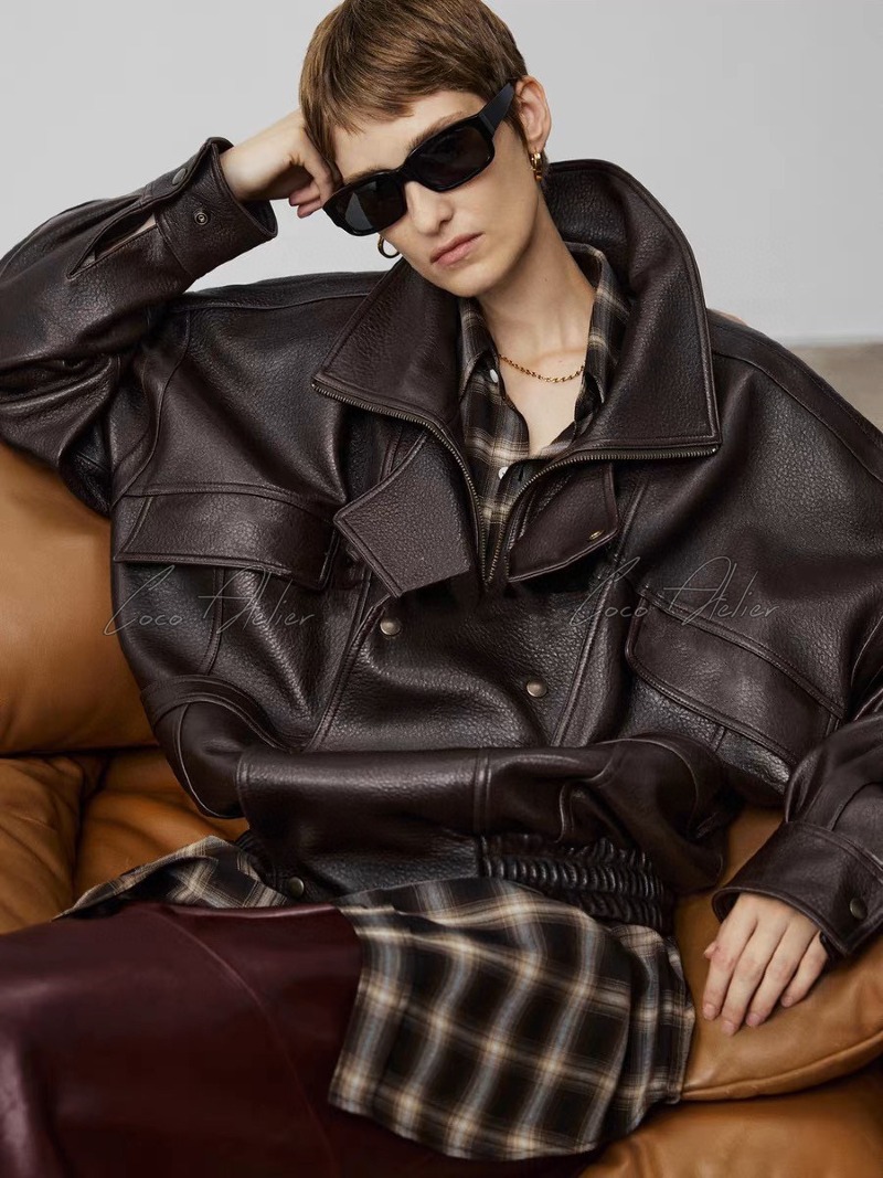 Saint Laurent 생 로랑 가죽 자켓