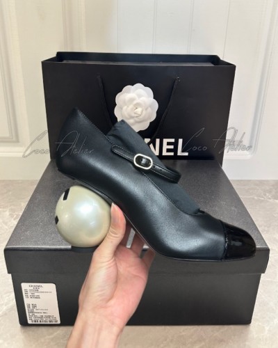 CHANEL 샤넬 진주 펌프스