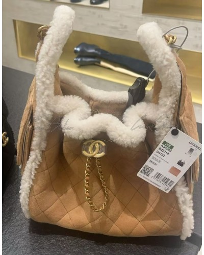 CHANEL 샤넬 시어링 25백