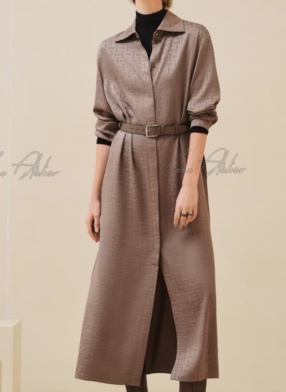 HERMES 에르메스 셔츠 원피스