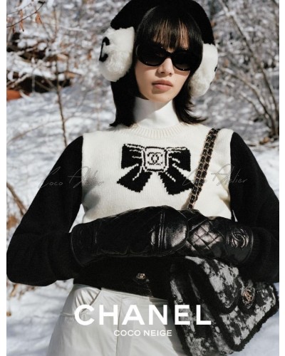 CHANEL 샤넬 리본 니트