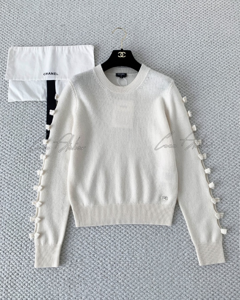 CHANEL 샤넬 리본 니트