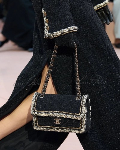 CHANEL 샤넬 트위드 cf 플랩백