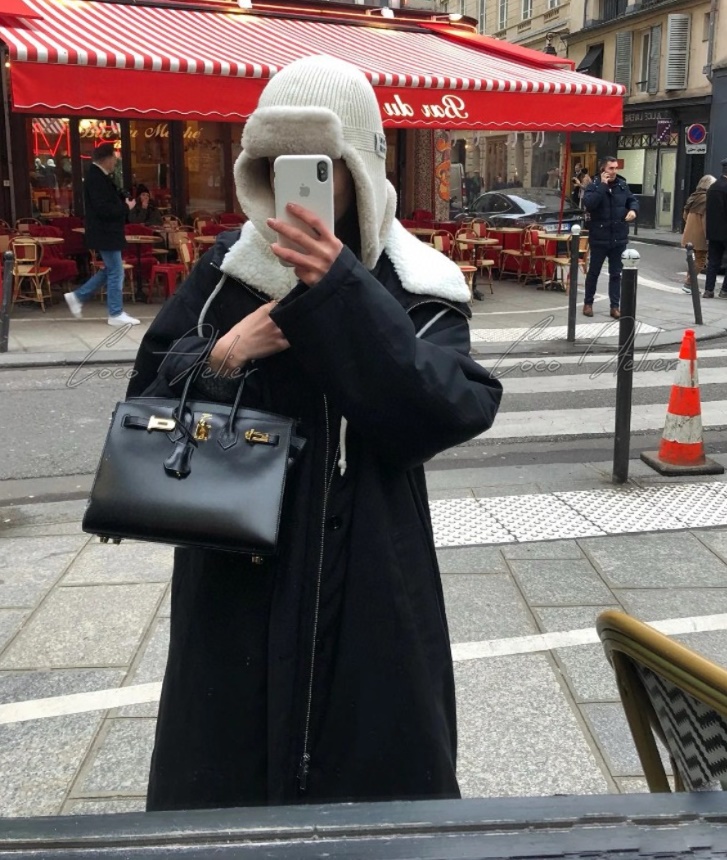 Miumiu 미우미우 시어링 트래퍼햇