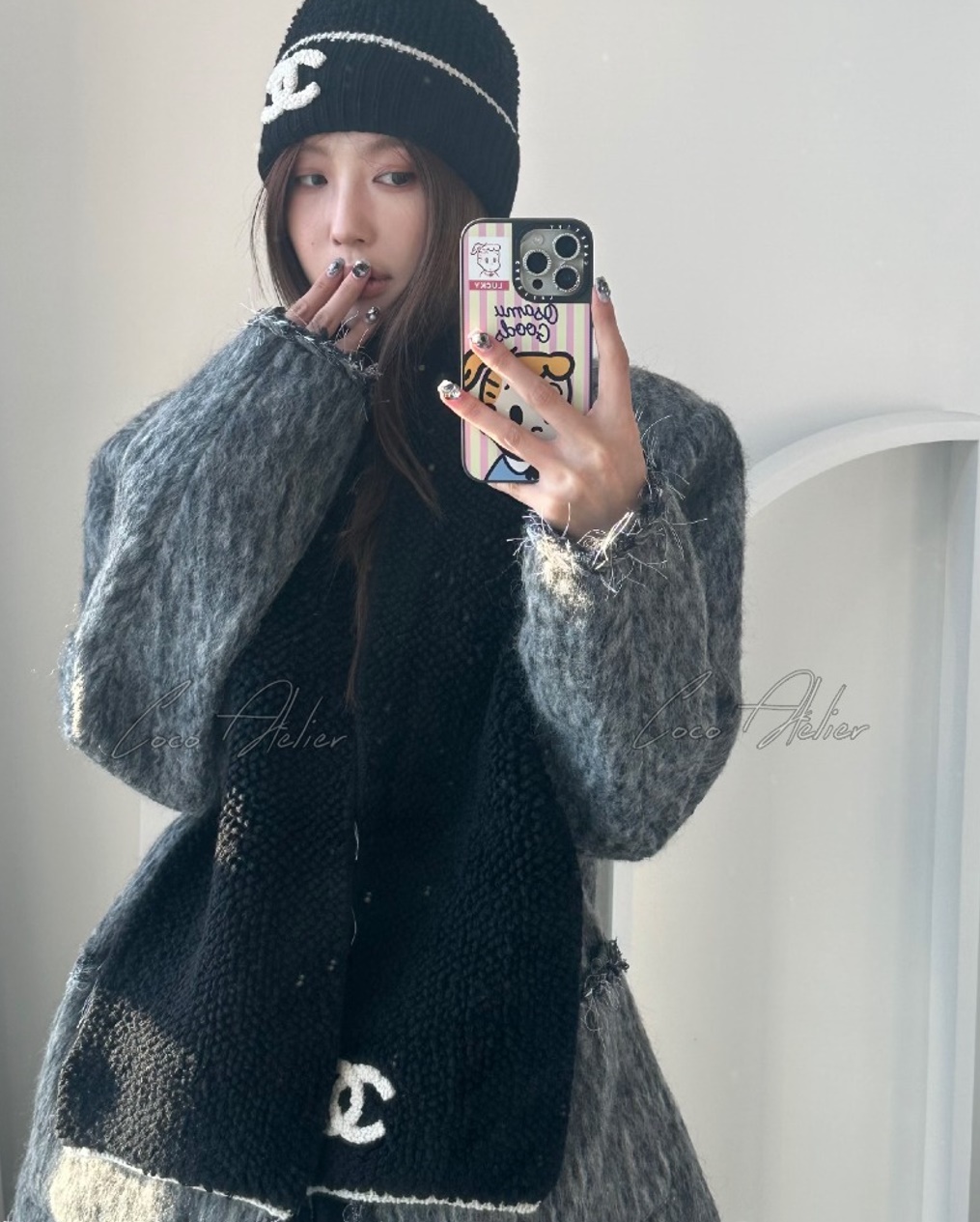 CHANEL 샤넬 비니 & 머플러