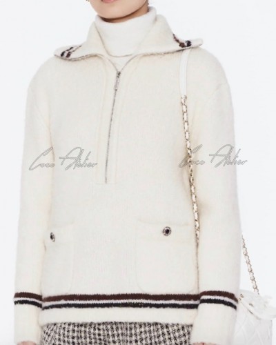 CHANEL 샤넬 니트 집업