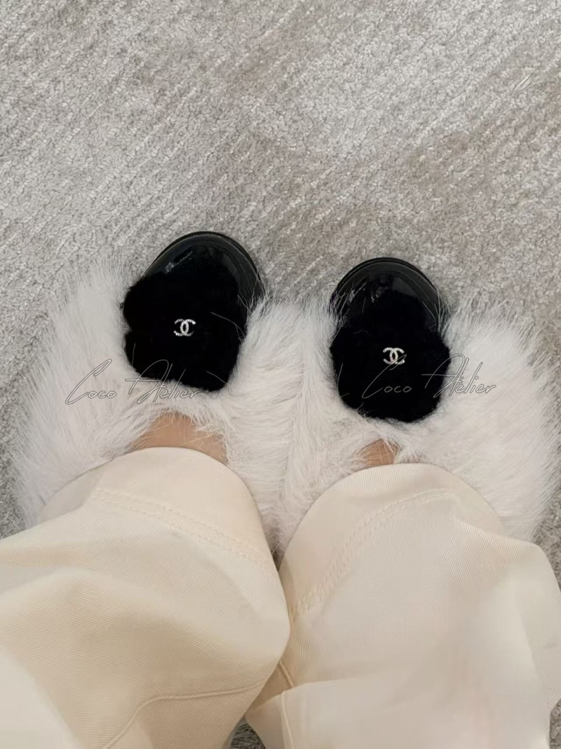 CHANEL 샤넬 시어링 로퍼