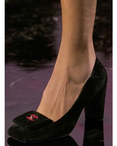 CHANEL 샤넬 cc 펌프스 힐