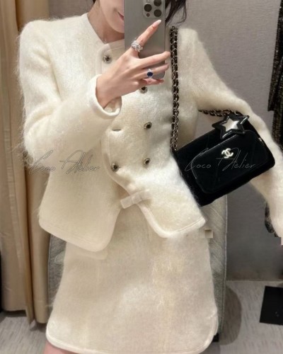 CHANEL 샤넬 더블 자켓&스커트