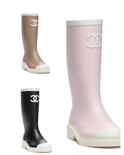 CHANEL 샤넬 레인 부츠