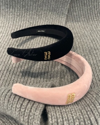 Miumiu 미우미우 벨벳 머리띠