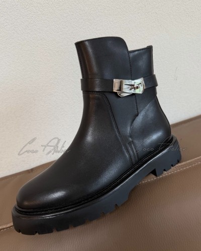 HERMES 에르메스 앵클 부츠