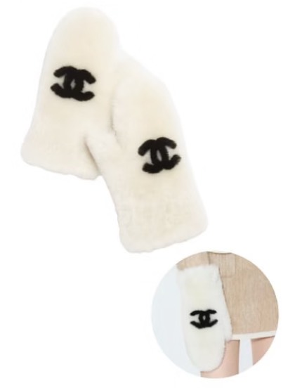 CHAENL 샤넬 코코네쥬 시어링 장갑