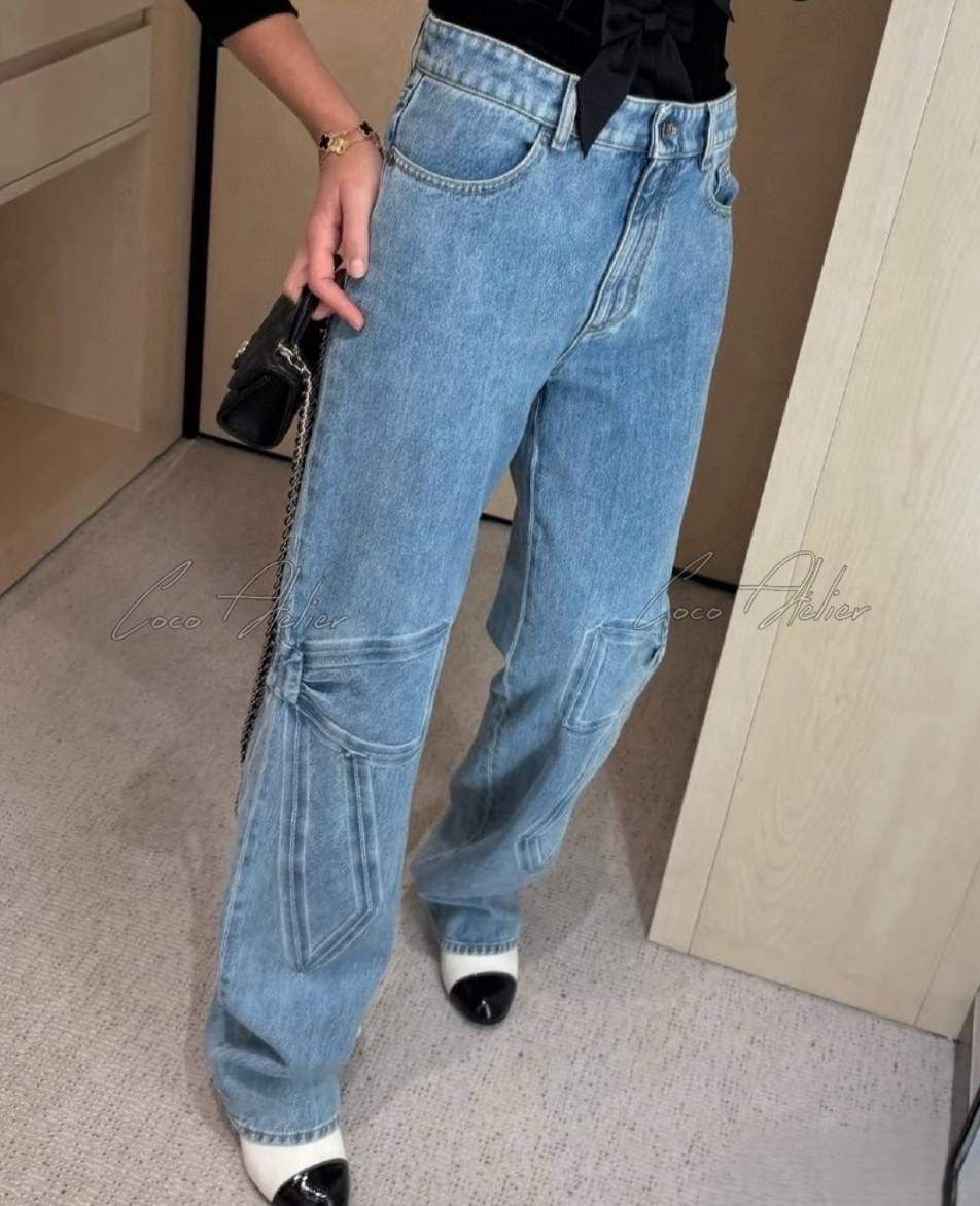 CHANEL 샤넬 데님 중청 흑청 (+2color)