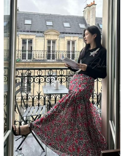 star bead-decorated knitwear