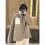 Wool padded Overfit coat