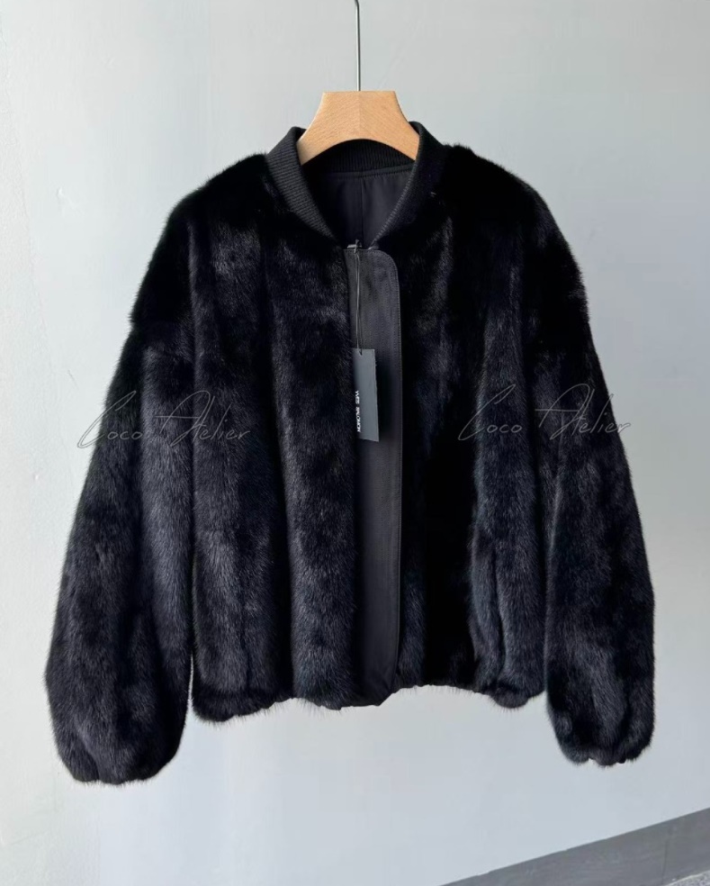 reversible mink jacket