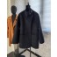 Cashmere half coat
