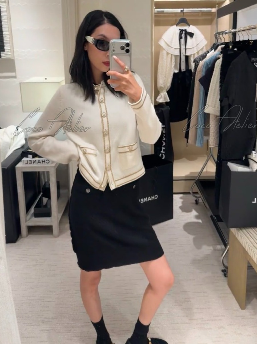  ivory cashmere cardigan