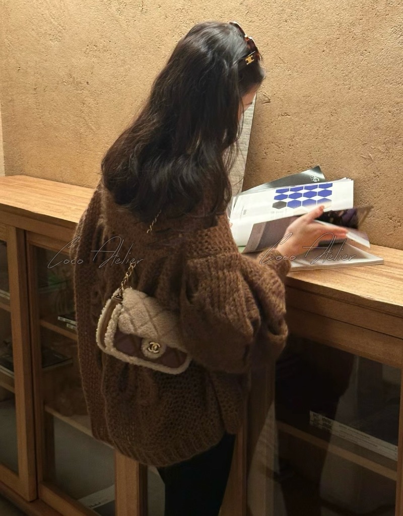 Shearling flap bag (+2size)