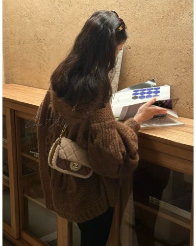 Shearling flap bag (+2size)