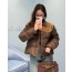 Brown padded jacket
