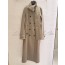 cotton muffler trench coat