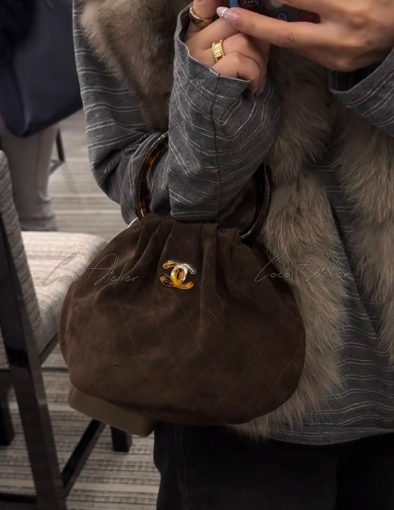 26c suede tote bag (+2size)