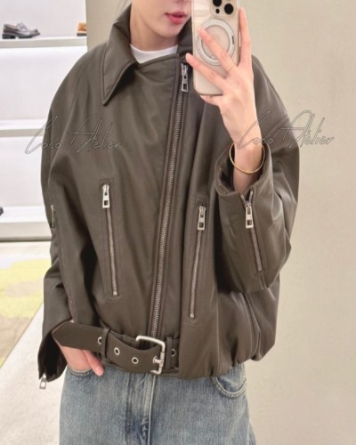 LOE leather jacket (+3color)
