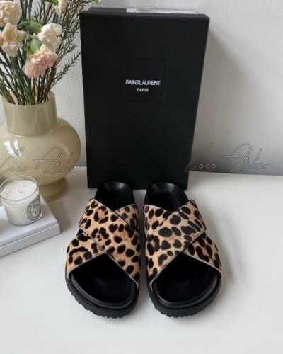 Leopard sandals