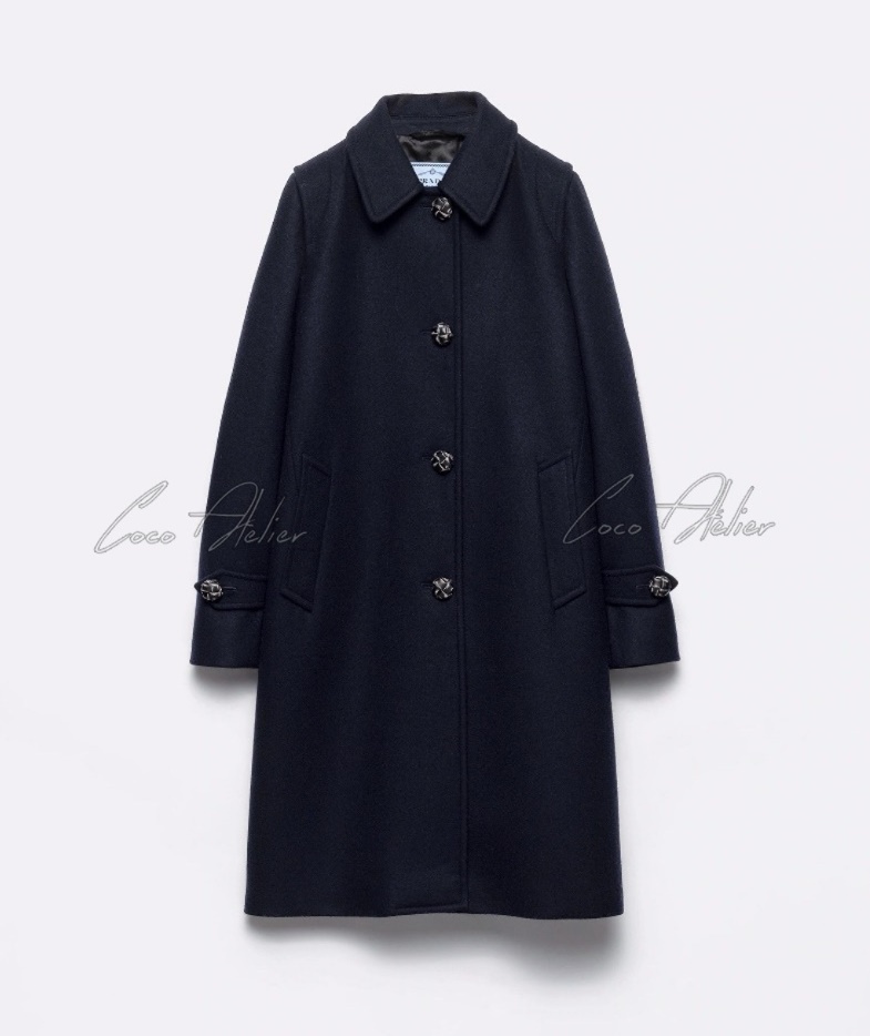 Triangle logo Long Coat