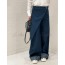 Wrap Oblique denim pants