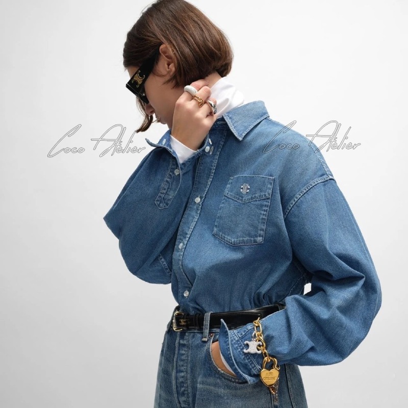 old-fashioned denim shirt