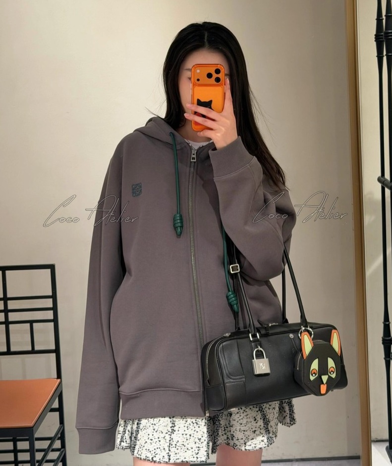 unisex hooded zip-up