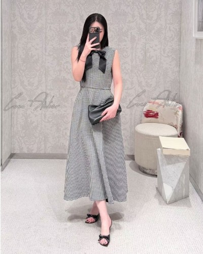 hound checkered dress