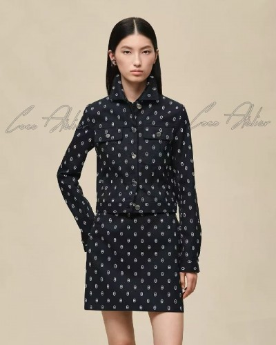 cotton logo skirt(+2color)